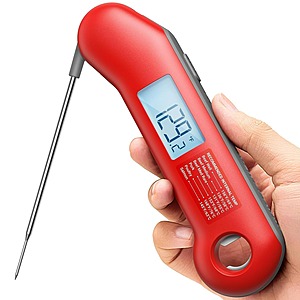 ThermoMaven Digital Meat Thermometer w/ 0.5 Sec Instant Read,NIST Certified,±0.5°F Accuracy & Auto-Rotating Backlit Display $13 + Free Shipping w/ Prime or $35+ Orders