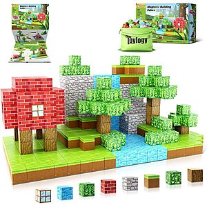 48-Piece 1" Toylogy Magnetic Building Blocks Forest Set $6.99 + Free Shipping w/ Prime or on $35