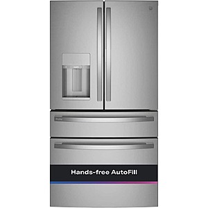 GE Profile 27.9 cu.ft.Smart 4-Door French Door Refrigerator with Door-in-Door in Fingerprint Resistant Stainless Steel $2799