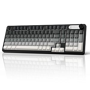GEODMAER G98X Wireless Gaming Keyboard,Tri-Mode 2.4GHz/USB-C/BT5.0 Silent Gaming Keyboard - $24.97