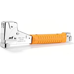 28.79 | Arrow HT50 Heavy Duty Hammer Tacker,Fits 5/16โ,3/8",or 1/2" Staples + $2.86 credit at Amazon