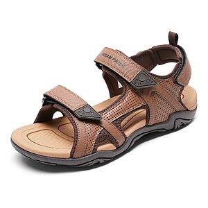 DREAM PAIRS Men's Hiking Water Arch Support Sandals (All Brown) $23.99 + Free Shipping w/ Prime or on $35