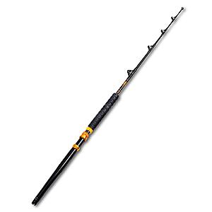 Fiblink 6' straight Fishing Rod 2-Piece Saltwater Offshore Trolling Rod Big Game Roller Rod Conventional Boat Fishing Pole $43.12