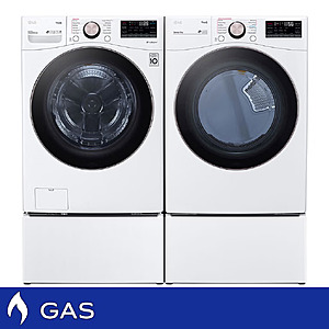 Costco Members LG 4.5 cu.ft.Front Load Washer with TurboWash 360° and 7.4 cu.ft.GAS Dryer $2859.96