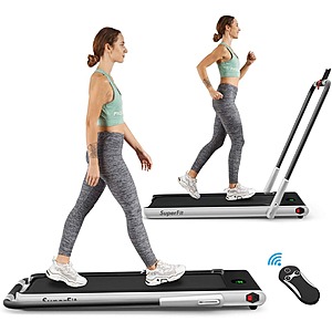 Goplus Superfit 2-in-1 2.25HP Folding Treadmill w/ App & Remote Control, LED Display (Various Colors) $104 + FS