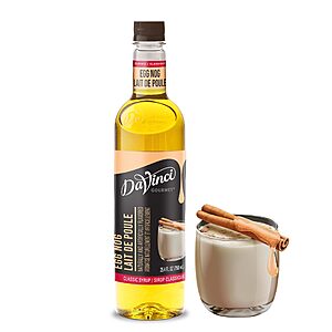 25.4-Oz DaVinci Gourmet Classic Egg Nog Syrup $5.80 + Free Shipping w/ Prime or on $35+