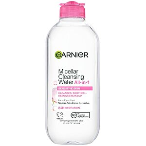 13.5-Oz Garnier Micellar Water Hydrating Facial Cleanser & Makeup Remover $5.55 w/ S&S + Free Shipping w/ Prime or on $35