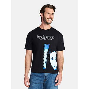 5.33,WM,Evanescence Men's and Big Men's Boxy Fit Graphic Tee