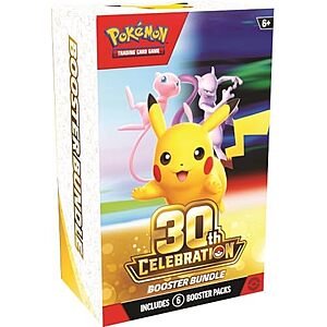 45 | Pokémon TCG:30th Celebration Booster Bundle at Amazon