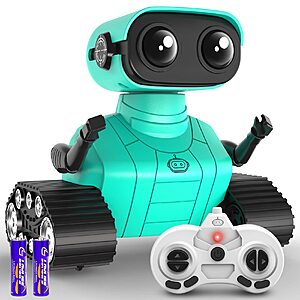 Hamourd Rechargeable Remote Control Robot Toy w/ LED Eyes (Jade Green or blue) $10.48 + Free Shipping w/ Prime or on $35