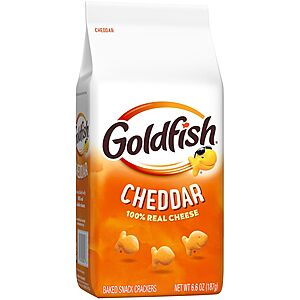 6.6-Oz Goldfish Baked Snack Crackers (Cheddar) $1.85 w/ Subscribe & Save