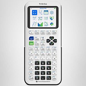 Texas Instruments TI-84 Evo Graphing Calculator (White) $99.97 + Free Shipping
