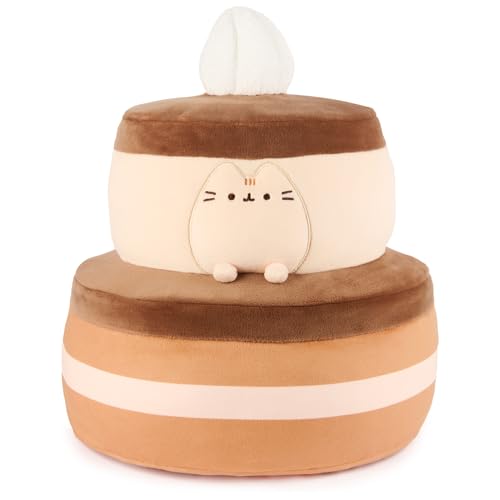 GUND Pusheen Chocolate Cake Sq...for Ages 8 and Up,Brown,11