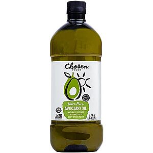 23.45 | 59.17-Oz Chosen Foods 100% Pure Avocado Oil at Amazon