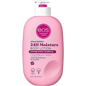 16-Ounce eos Shea Better Body Lotion (Pomegranate Raspberry) $5.84 w/ S&S + Free Shipping w/ Prime or on $35