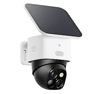 Cert.Refurb:eufy Security SoloCam S3 Solar 3K Dual-Cam Outdoor Camera $80 + Free S&H