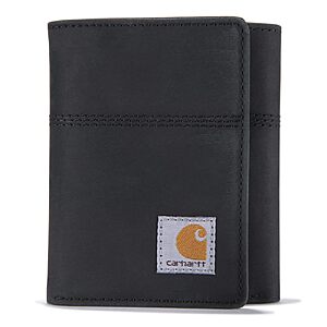 Carhartt Men's Saddle Leather Trifold Wallet (Black) $13.90 + Free Shipping w/ Prime or on $35