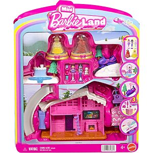 Barbie Mini BarbieLand Holiday Bundle w/ 5 Mini Dolls & 3 Snow Playsets $14.99 + Free Shipping w/ Prime or on $35