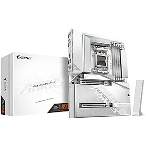 211.99 | GIGABYTE B850 AORUS Stealth ICE Reverse-Connect ATX Motherboard at Amazon