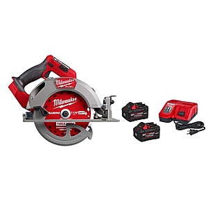 Milwaukee M18 FUEL 18V 7-1/4 in.Circular Saw w/ (2) FORGE 8.0 Ah Batteries & Charger Lithium-Ion Brushless Cordless $449