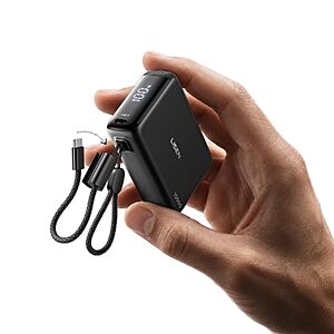 10,000mAh 45W Lisen Compact Portable Charger Power Bank $22.99 + Free Shipping w/ Prime or on $35