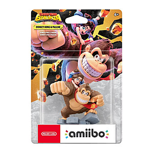 Nintendo amiibo Donkey Kong Bananza Donkey Kong and Pauline Figure - $17.13 (or less) + Free shipping
