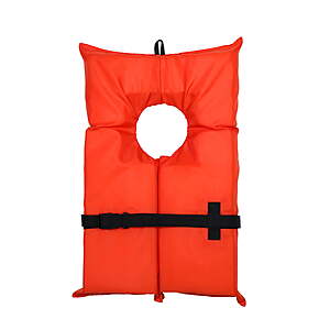 Ozark Trail Unisex Adult Type II PFD Life Jacket with Adjustable Belt in International Orange $8.88