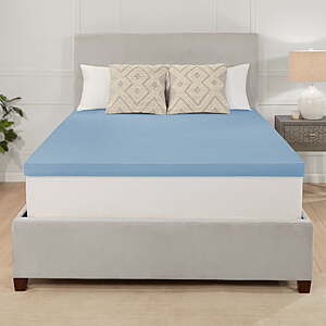 Mainstays 3 in Gel Memory Foam Mattress Topper,Queen $88