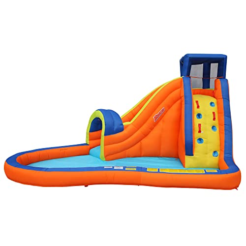 BANZAI Pipeline Water Park Toy...ide Splash Bounce Climbing Toy