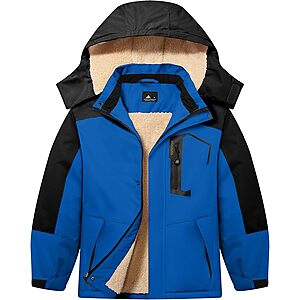 SWISSWELL Kids Winter Ski Jacket Waterproof Snow Coat Outerwear for Boys or Girls $22.99 AC