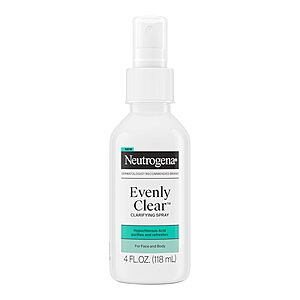 4-Oz Neutrogena Evenly Clear Clarifying Spray $6 w/ S&S