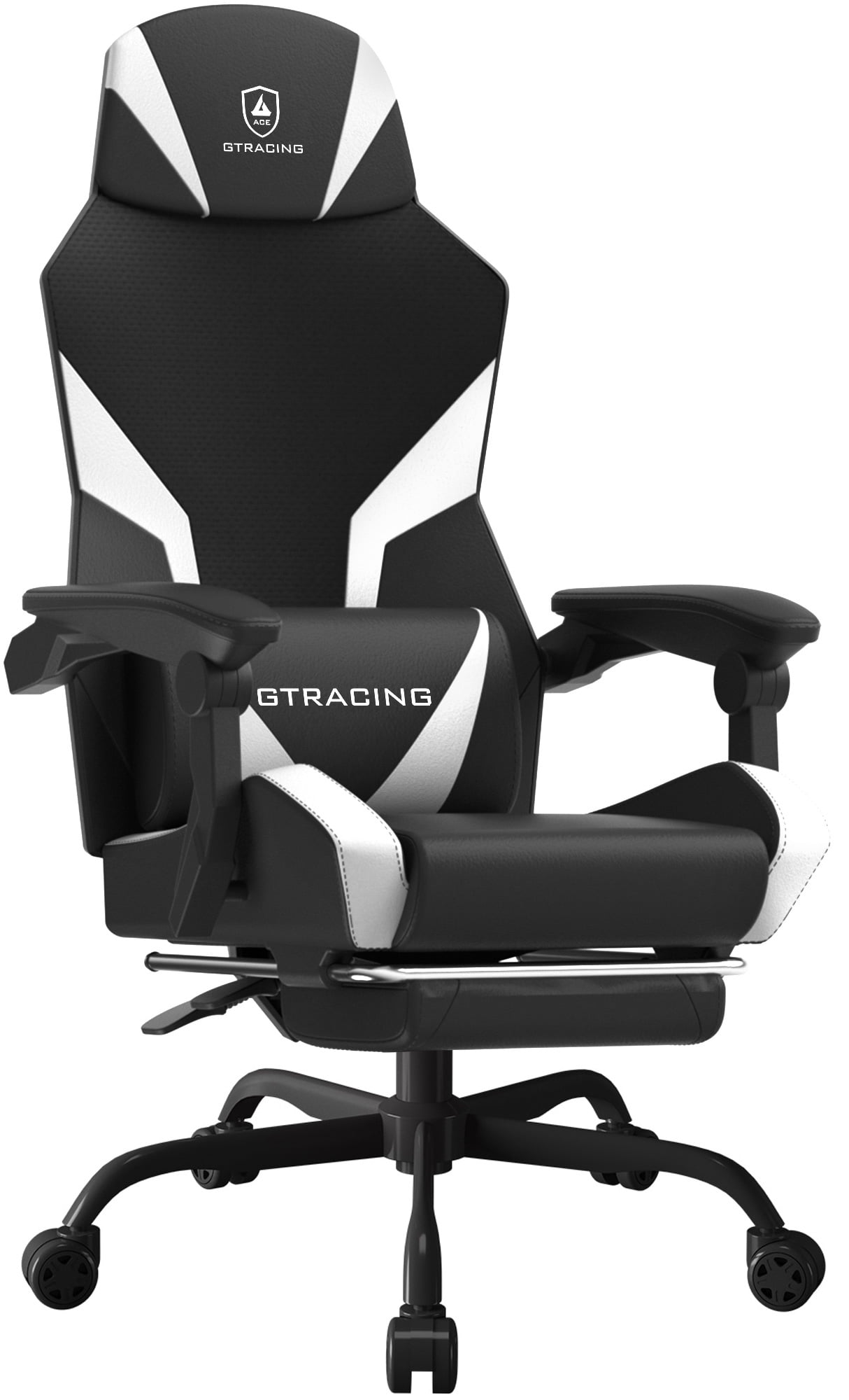 64.50 FS WALMART GTRACING LUFT-400 Mesh & Faux Leather Ergonomic Gaming and Office Chair with Adjustable Reclining,Lumbar Support,and Footrest