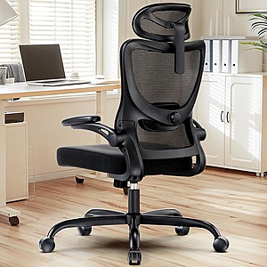 HUANUO Ergonomic High Back Office Chair w/ Adjustable Lumbar,2D Headrest & 3D Armrests $62.69 + Free Shipping