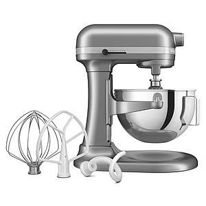 KitchenAid 5.5 Quart Bowl Lift Stand Mixer (Color:Contour Silver) $299.98 +FS