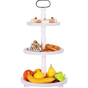 Amazon – Urban Deco Wooden Tiered Tray 3-Tier Decorative Tray Farmhouse Serving Tray - $17.26 / $16.15 w/ Code $16.46