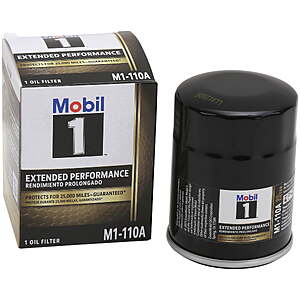 Mobil 1 Extended Performance M1-110A Oil Filter for Select Acura,Honda,Infiniti,Mazda,Nissan vehicles - $11.97