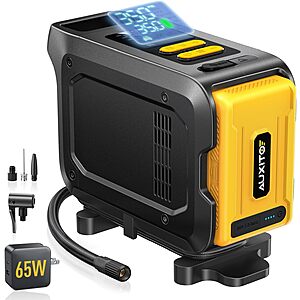AUXITO 26000mAh 150PSI Heavy Duty Tire Inflator w/ 65W Fast Charging & Built-in Power Station $140 + Free Shipping