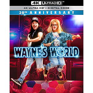 Wayne's World (4K Ultra HD + Digital Copy) $10.99