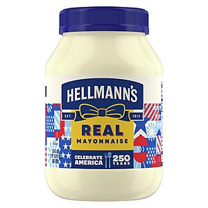 30-Oz Hellmann's Real Mayonnaise $3.75 w/ S&S & More