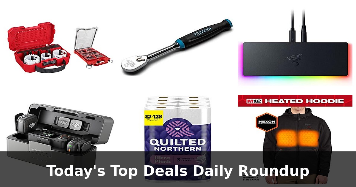 🔥 Today's Top Deals: Milwaukee Tools, Tech Gadgets & Everyday Essentials! 💰